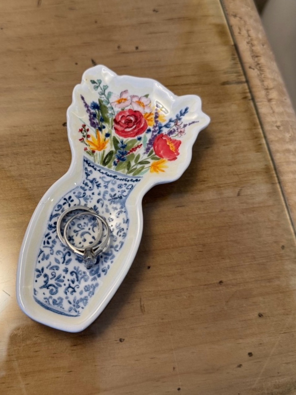 NEW | Flowers in Vase Trinket Dish